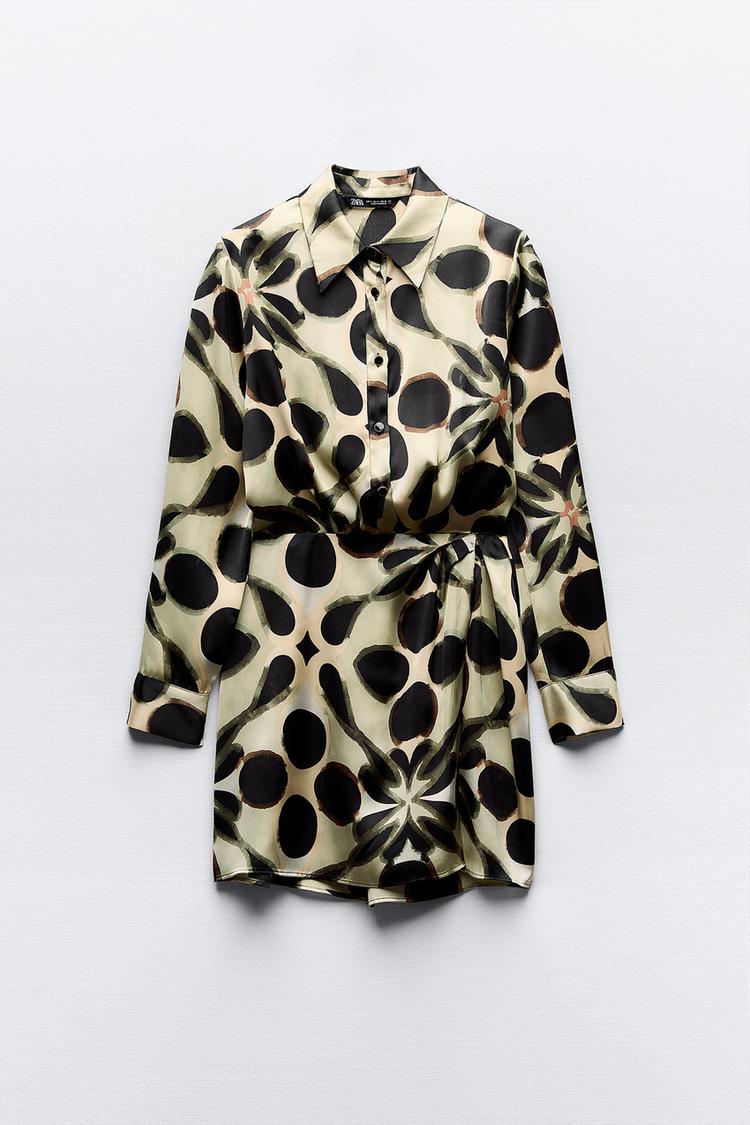 Dress with Geometric Print