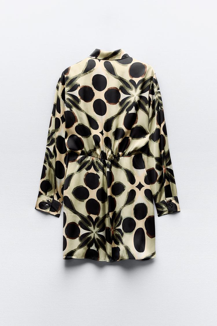 Dress with Geometric Print
