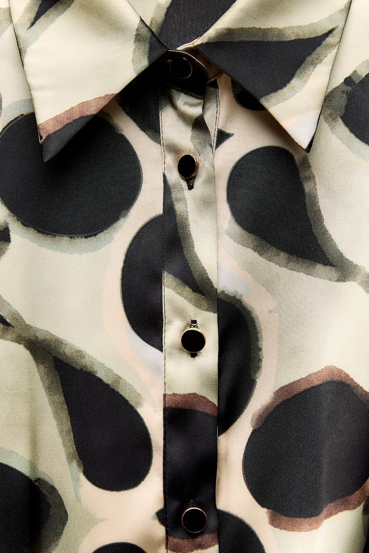 Dress with Geometric Print