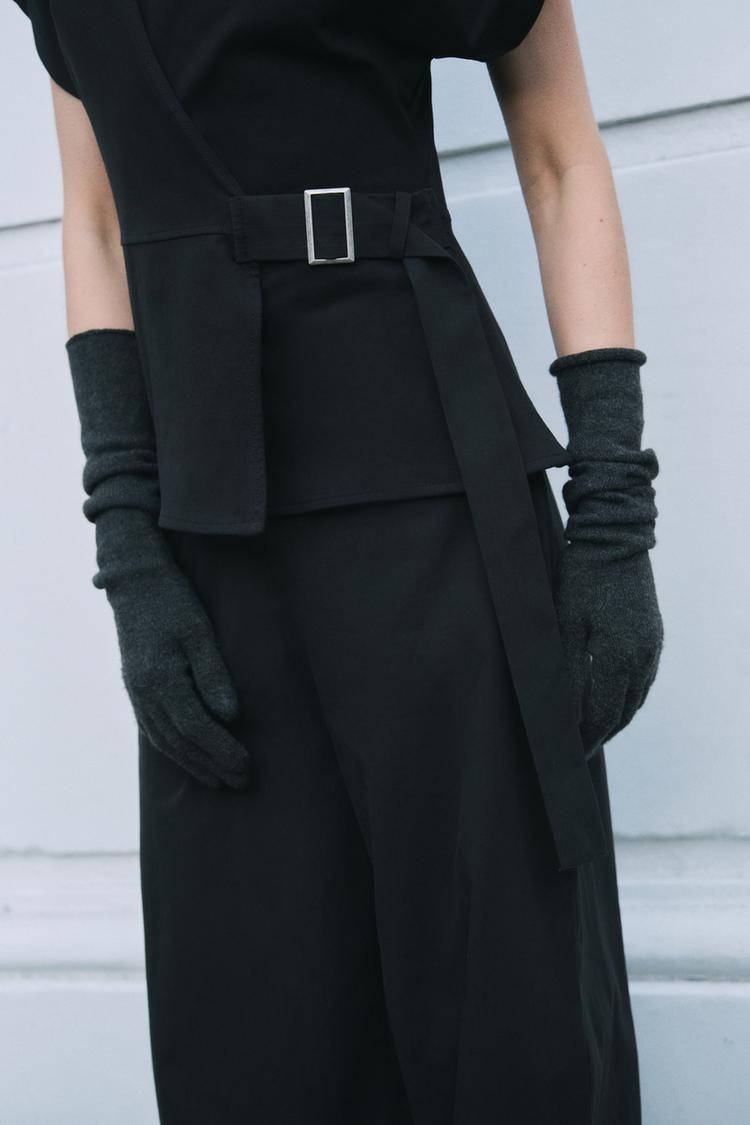Combined Jumpsuit With Buckle