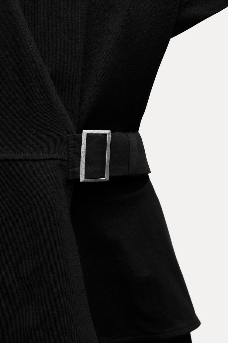 Combined Jumpsuit With Buckle