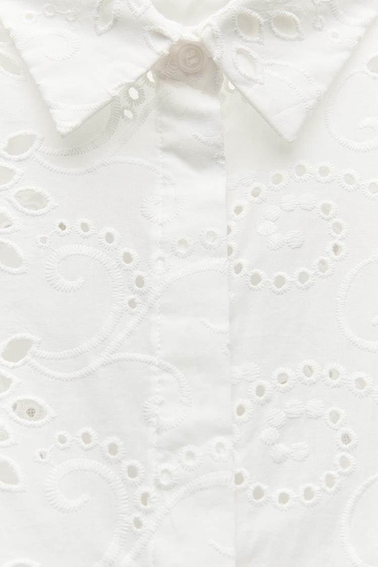 ZW Collection Embroidered Poplin Shirt