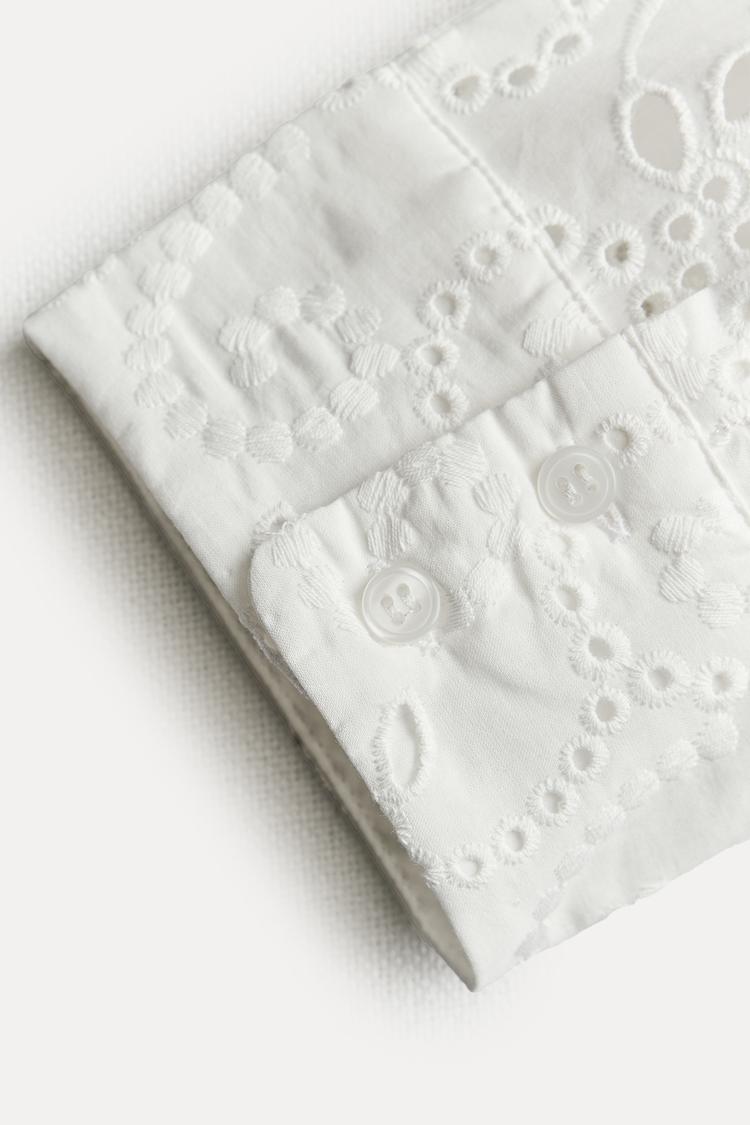 ZW Collection Embroidered Poplin Shirt