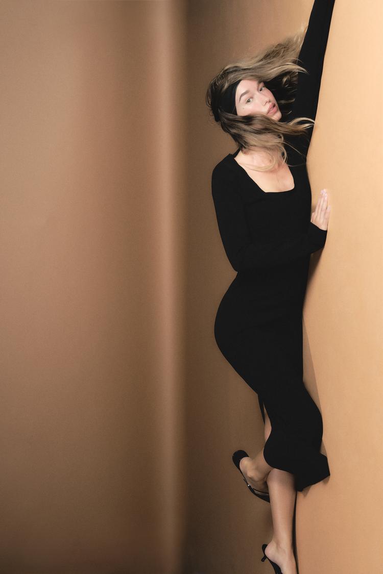 Long Stretch Bodycon Dress