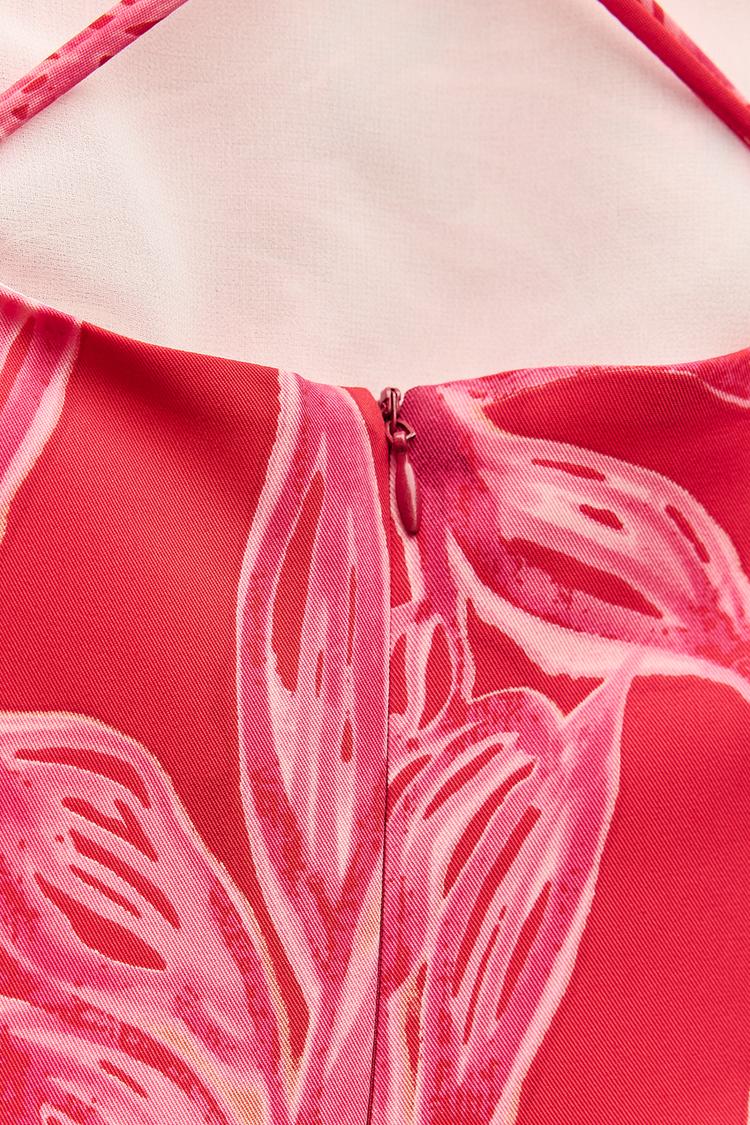 Floral Print Mini Dress