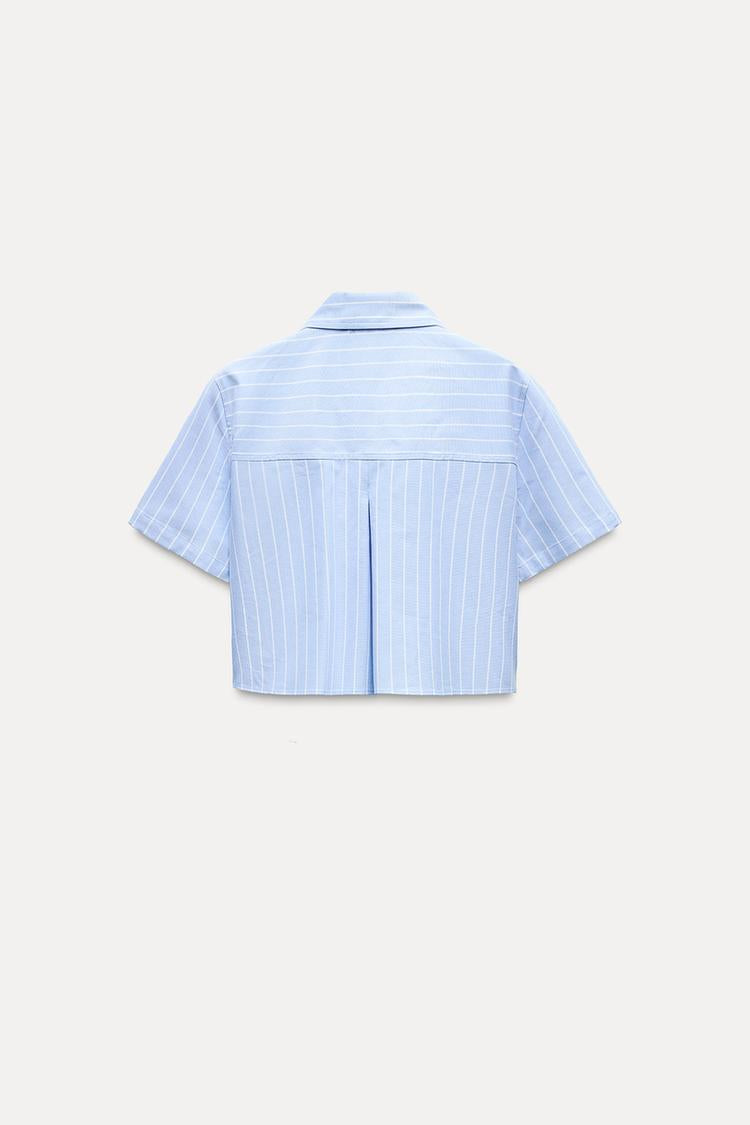 Striped Short Oxford Shirt