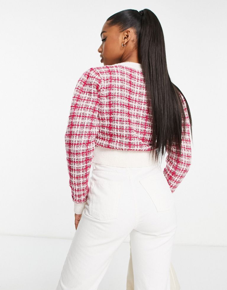 Boucle Knit Cardigan