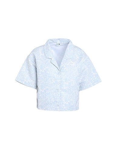 Summer Resort Twill Short Sleeve Women's Shirt