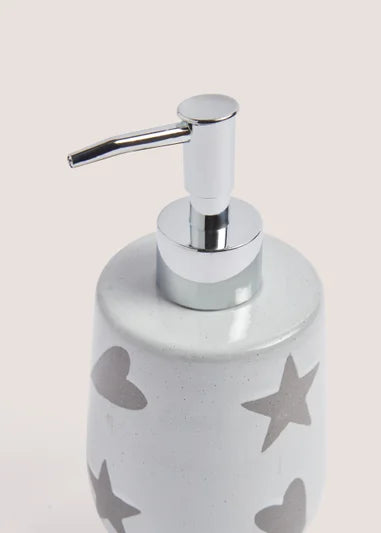Heart & Star Stamp Soap Dispenser
