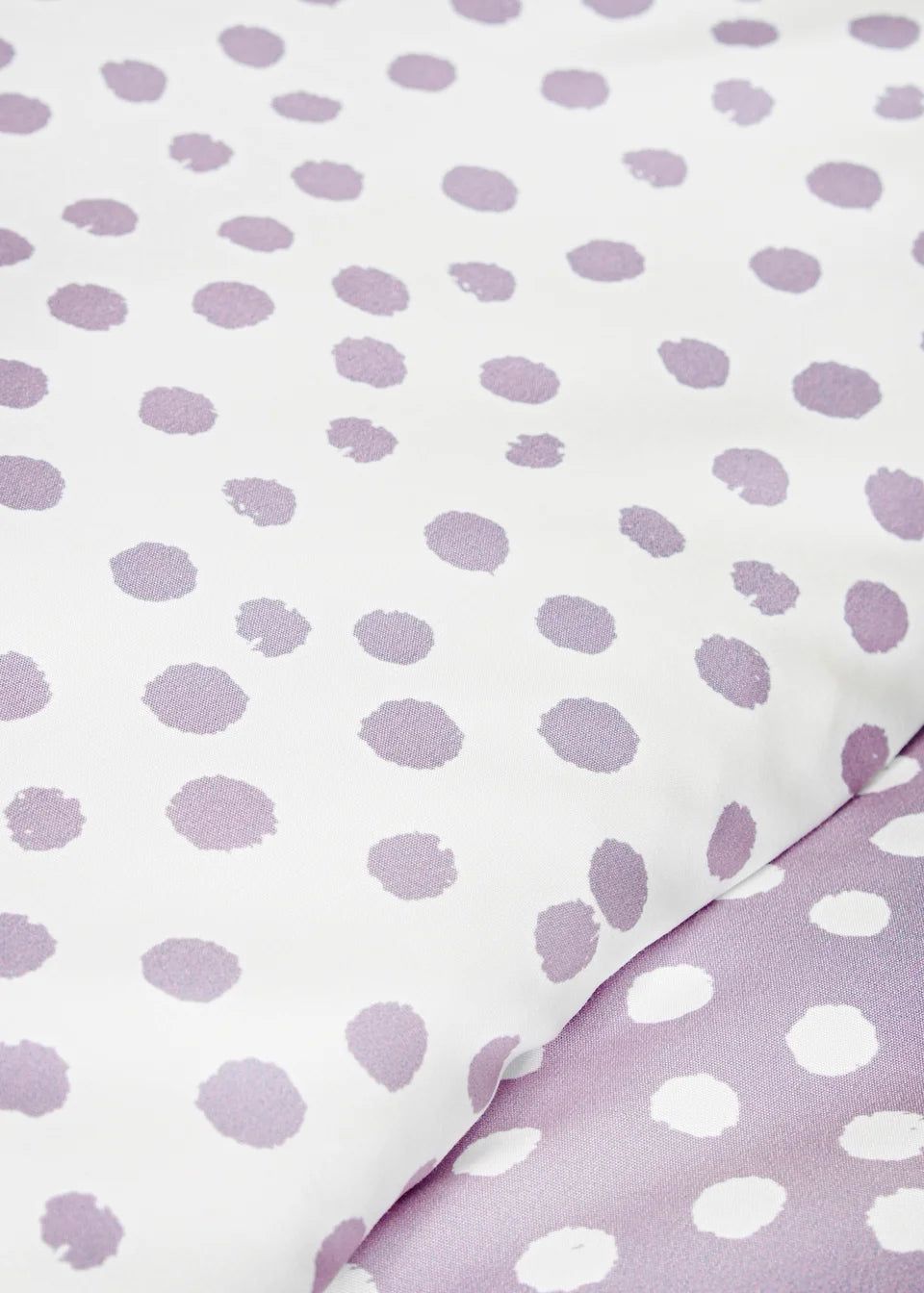 Lilac Spots Print Duvet Set