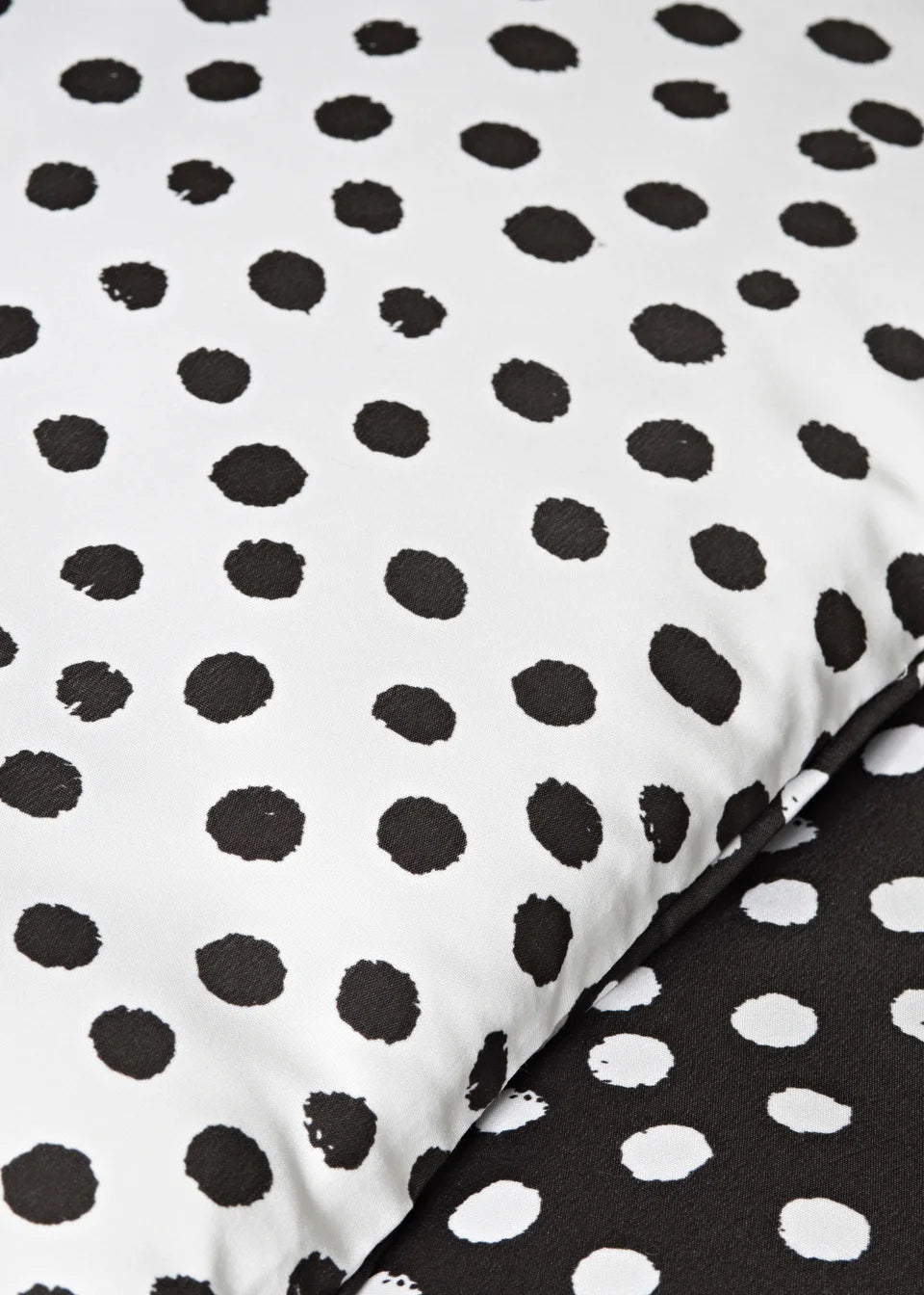 Mono Spots Print Duvet Set