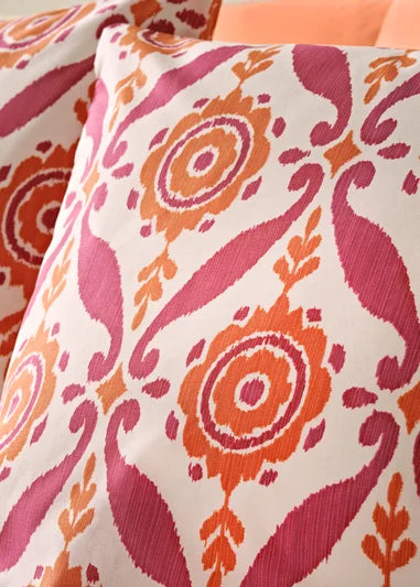 Orange Global Tile Duvet Set