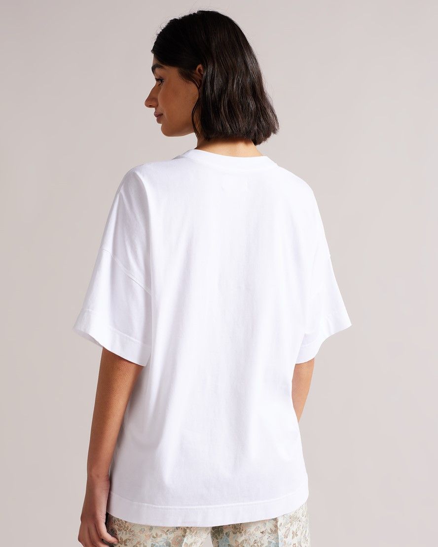 Jersey Tee With Pocket Fringe