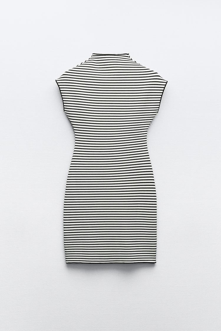 Short Stretch Knit Dress