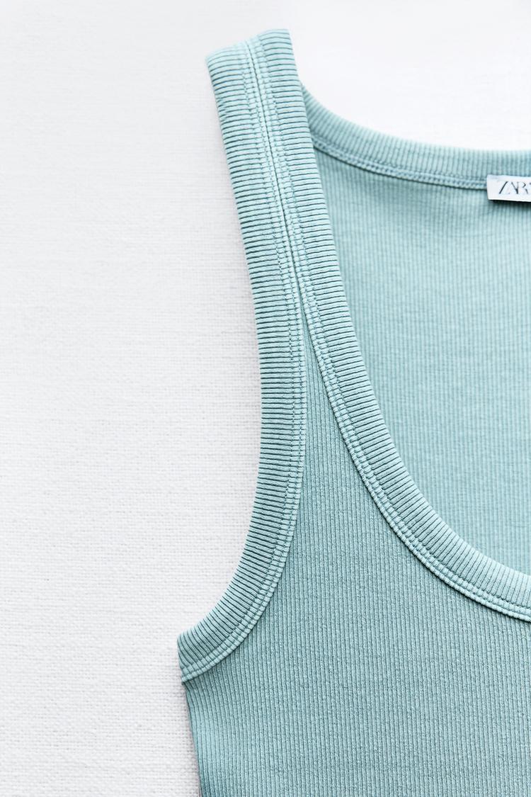 Faded Ribbed Dress
