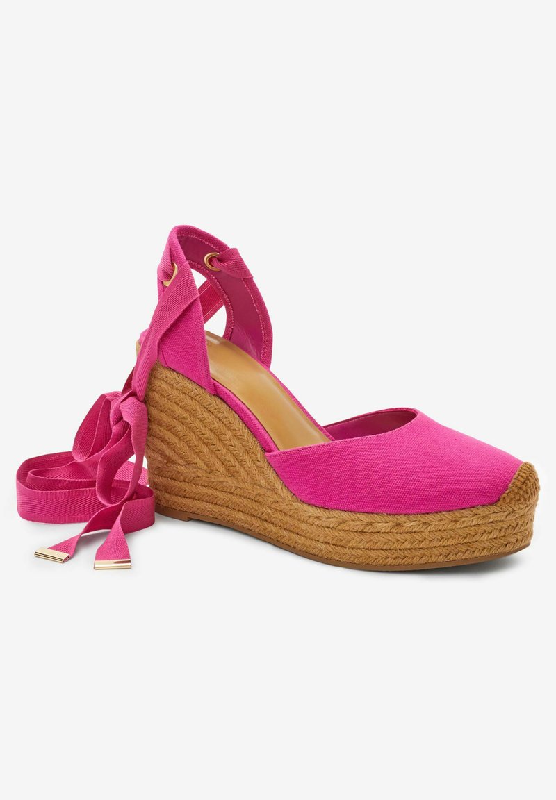 Forever Comfort Tie Espadrille Wedge