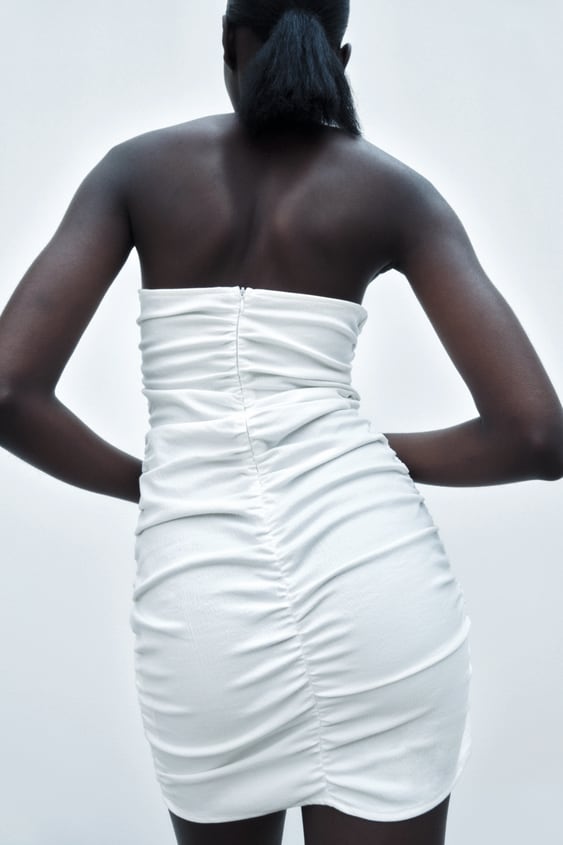 Draped Mini Dress