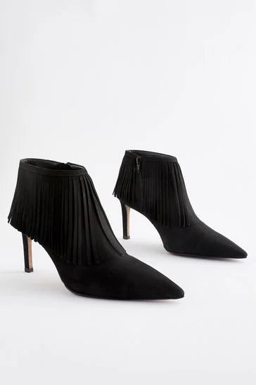 Forever Comfort Western Cowboy Fringe Boots