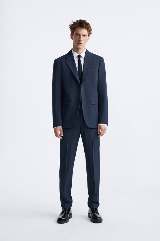 Check Suit Trousers