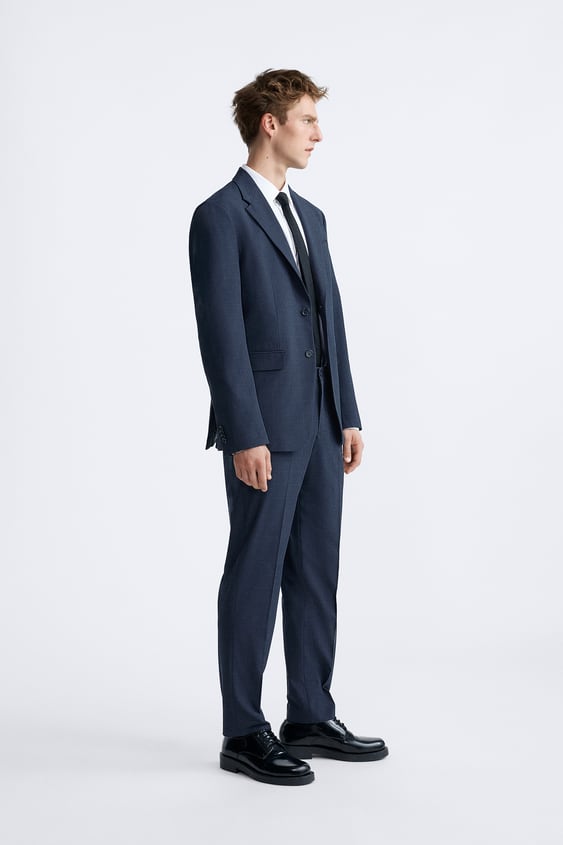 Check Suit Trousers