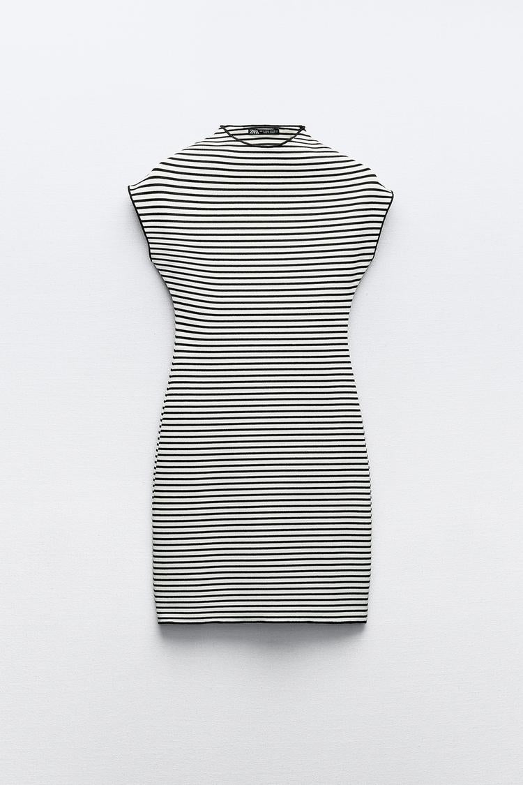 Short Stretch Knit Dress