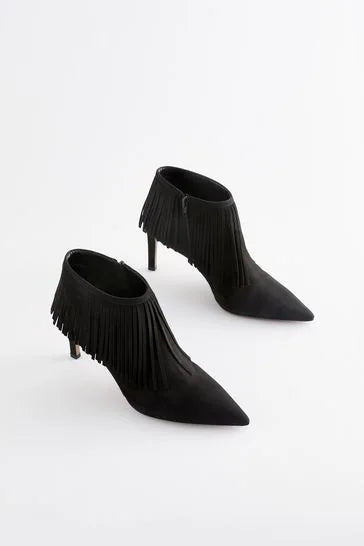Forever Comfort Western Cowboy Fringe Boots
