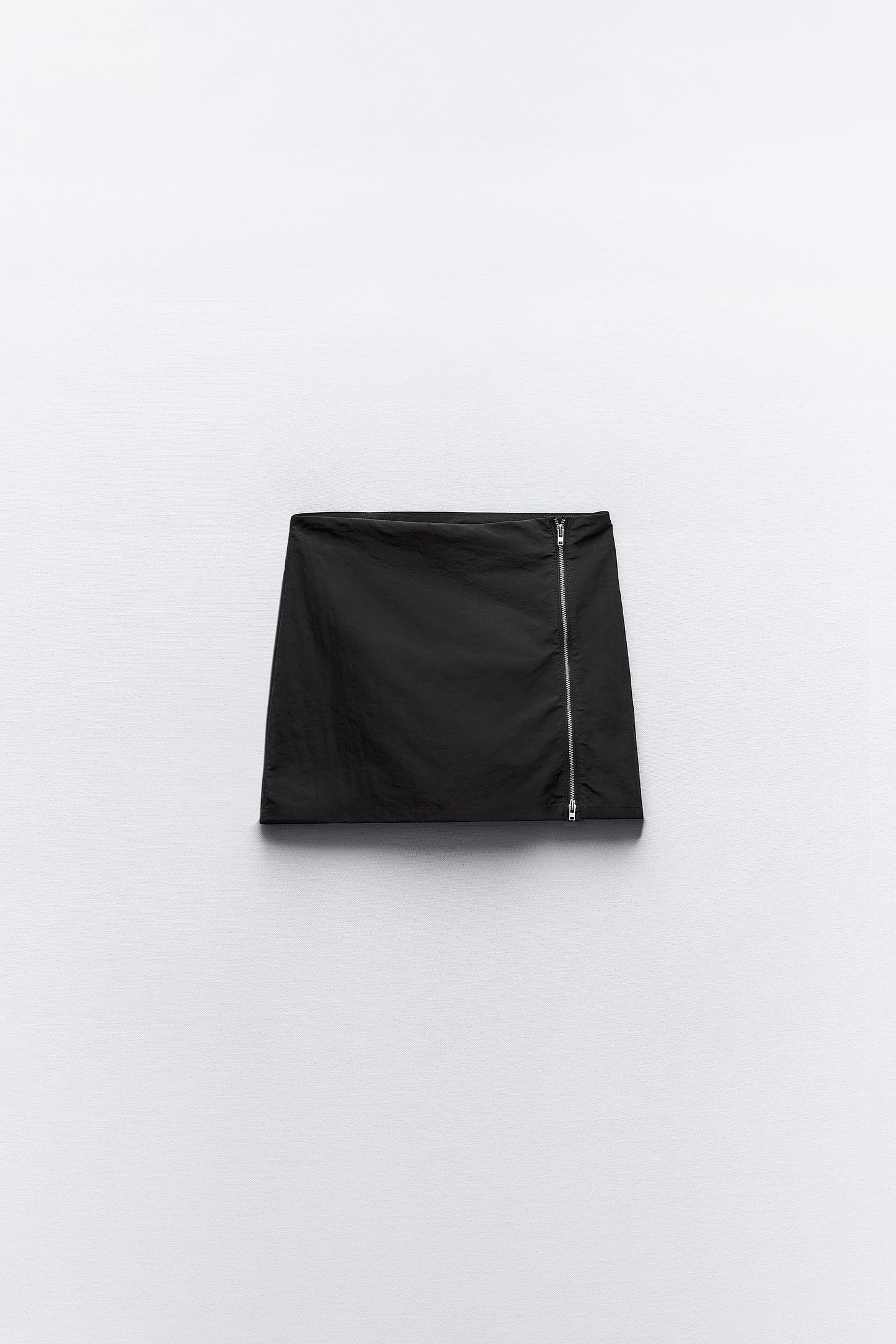Side Zip Mini Skirt
