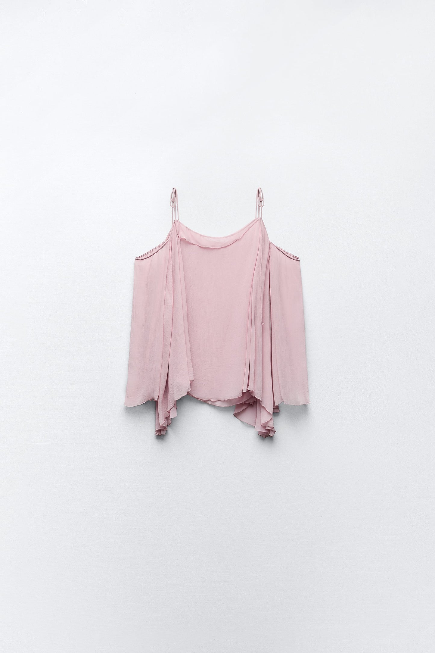 Semi-Sheer Voluminous Blouse