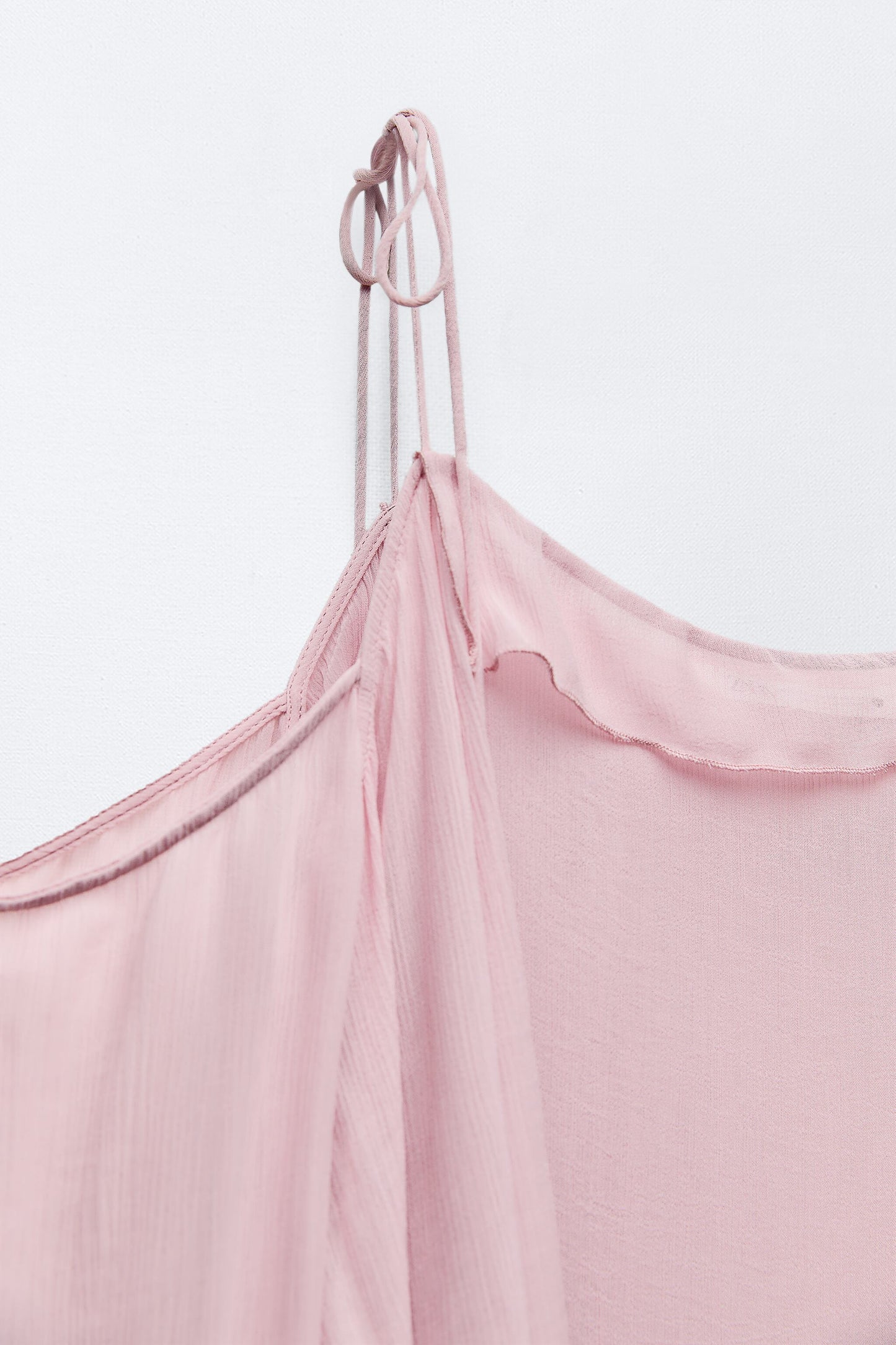 Semi-Sheer Voluminous Blouse
