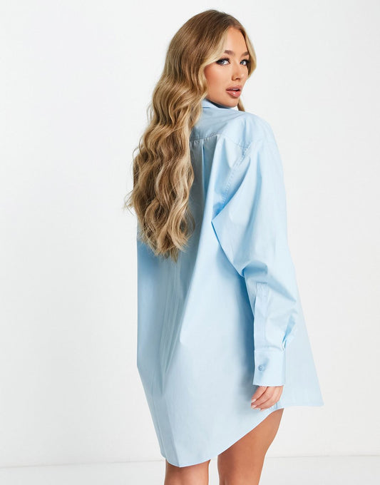 Oversized Shirt Dress