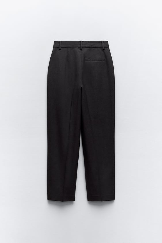 Darted Flannel Trousers