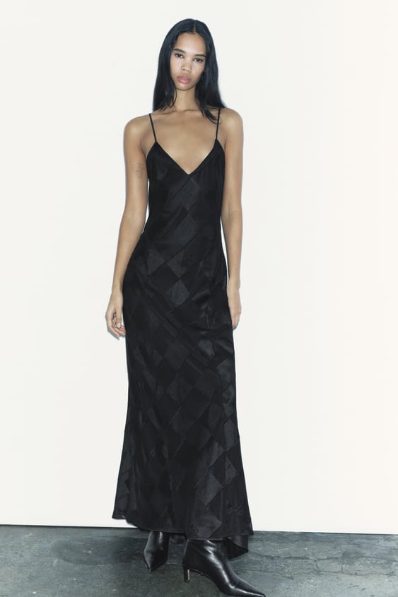 Contrast Camisole Dress
