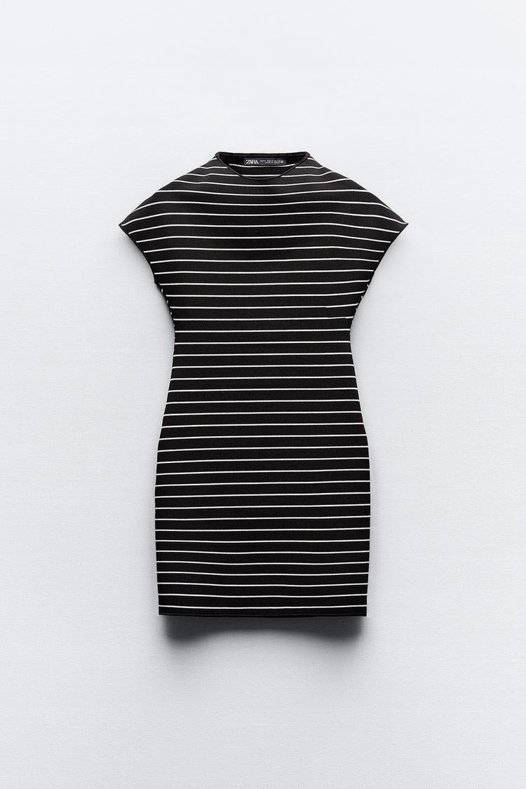 Short Stretch Knit Dress