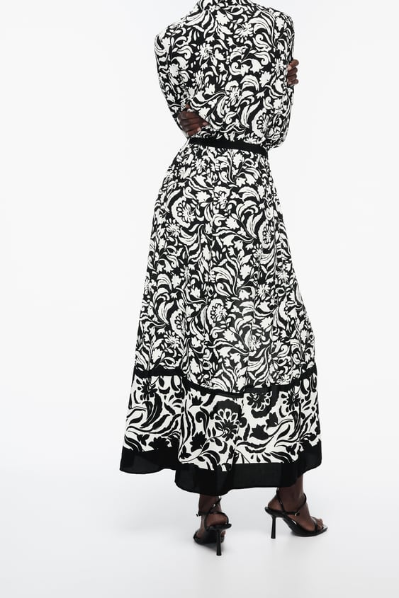 Print Shirt Dress