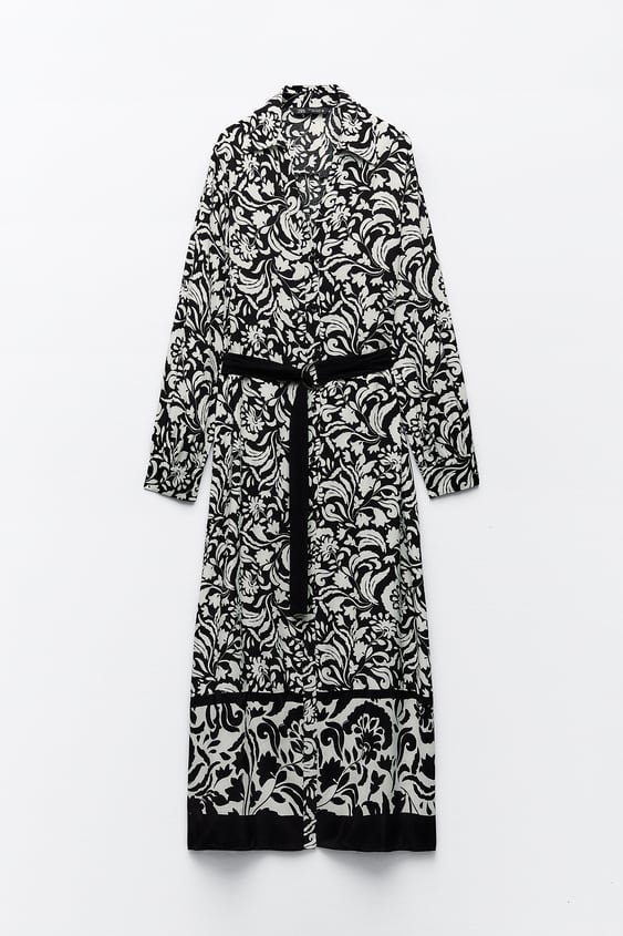 Print Shirt Dress
