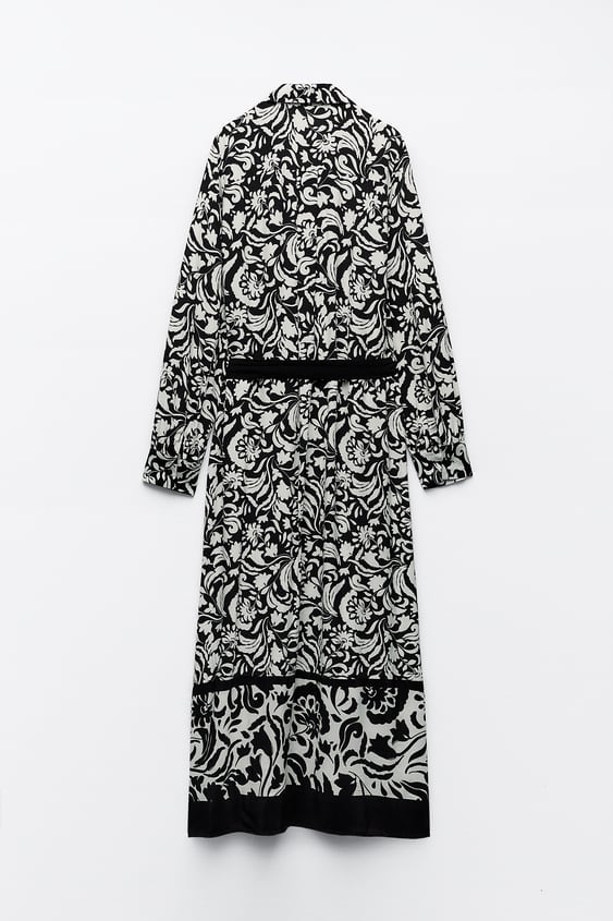 Print Shirt Dress