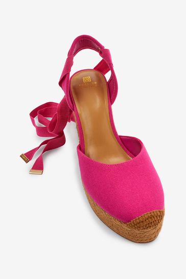 Forever Comfort Tie Espadrille Wedge