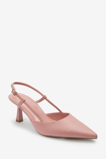 Forever Comfort Point Toe Slingback Shoes