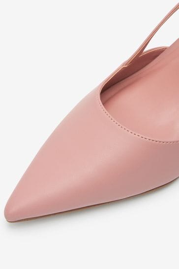 Forever Comfort Point Toe Slingback Shoes