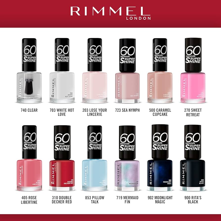 Rimmel London 60 Seconds Super Shine