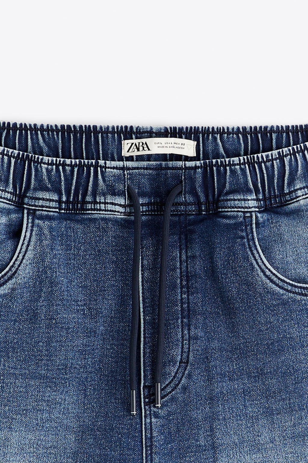 Soft Denim Bermuda Shorts