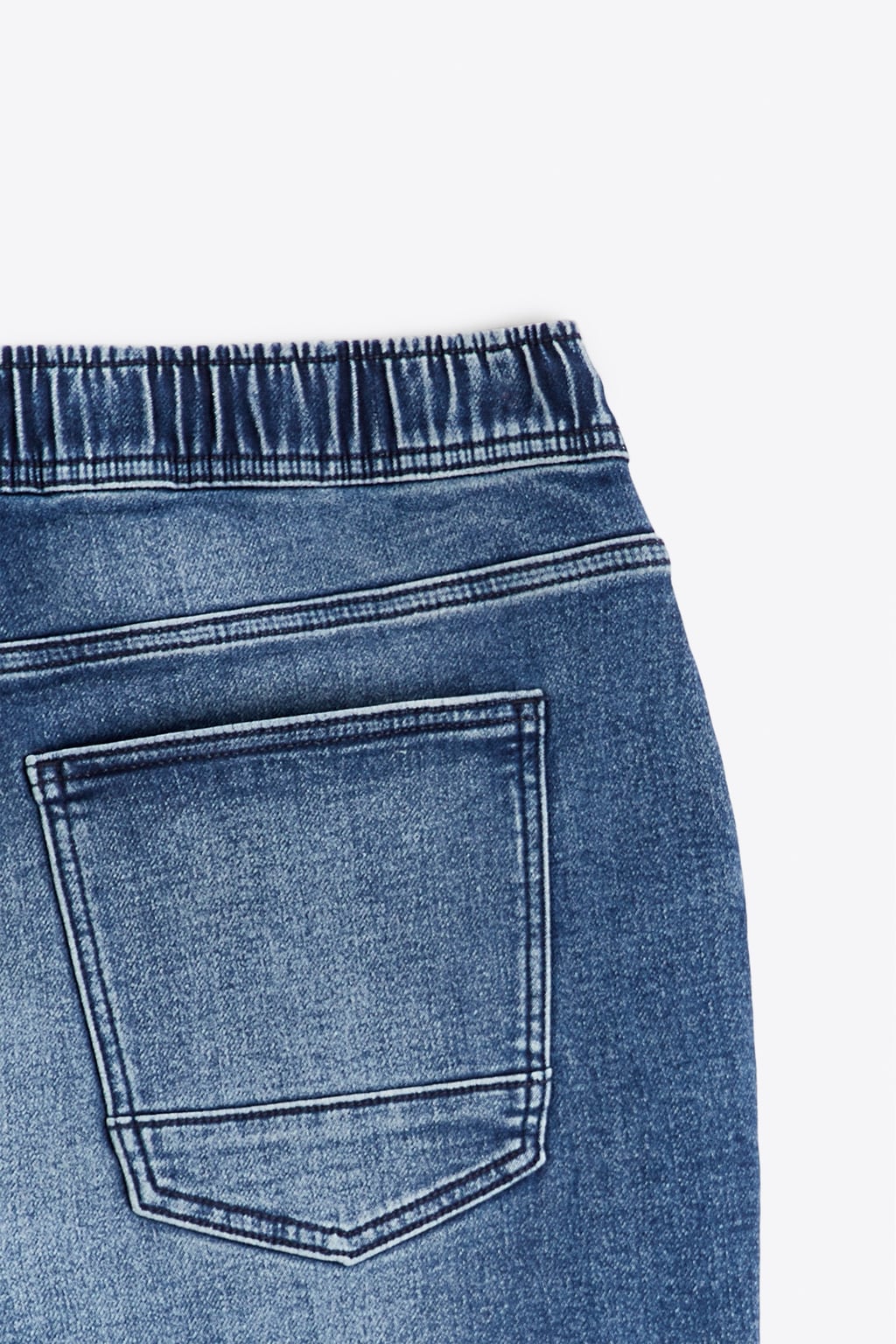 Soft Denim Bermuda Shorts