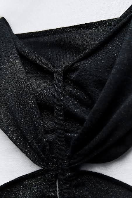 Knit Mini Dress With Hood