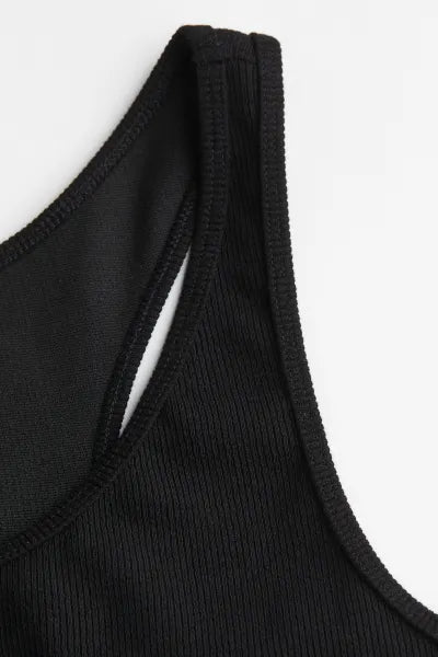 Ribbed Thong Bodysuit