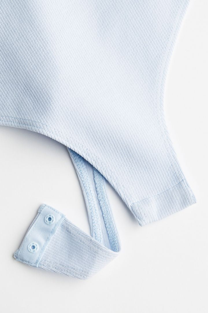 Ribbed Thong Bodysuit