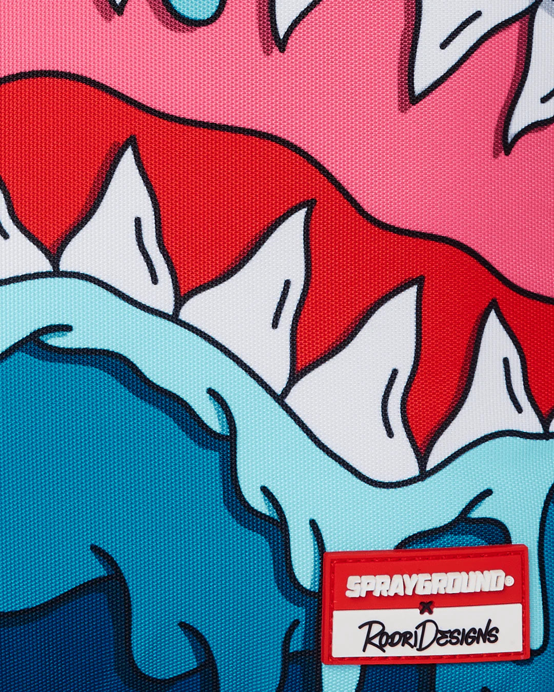 Sprayground x Rodri Designs Melting Shark Backpack