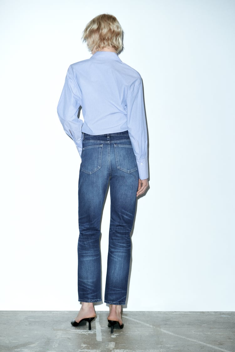 Gathered Poplin Shirt