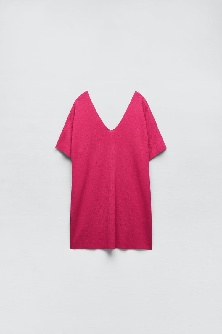 Short Sleeve Knit Tunic