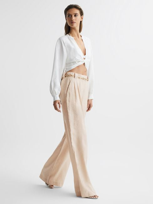 Izzie Wide Leg Occasion Trousers