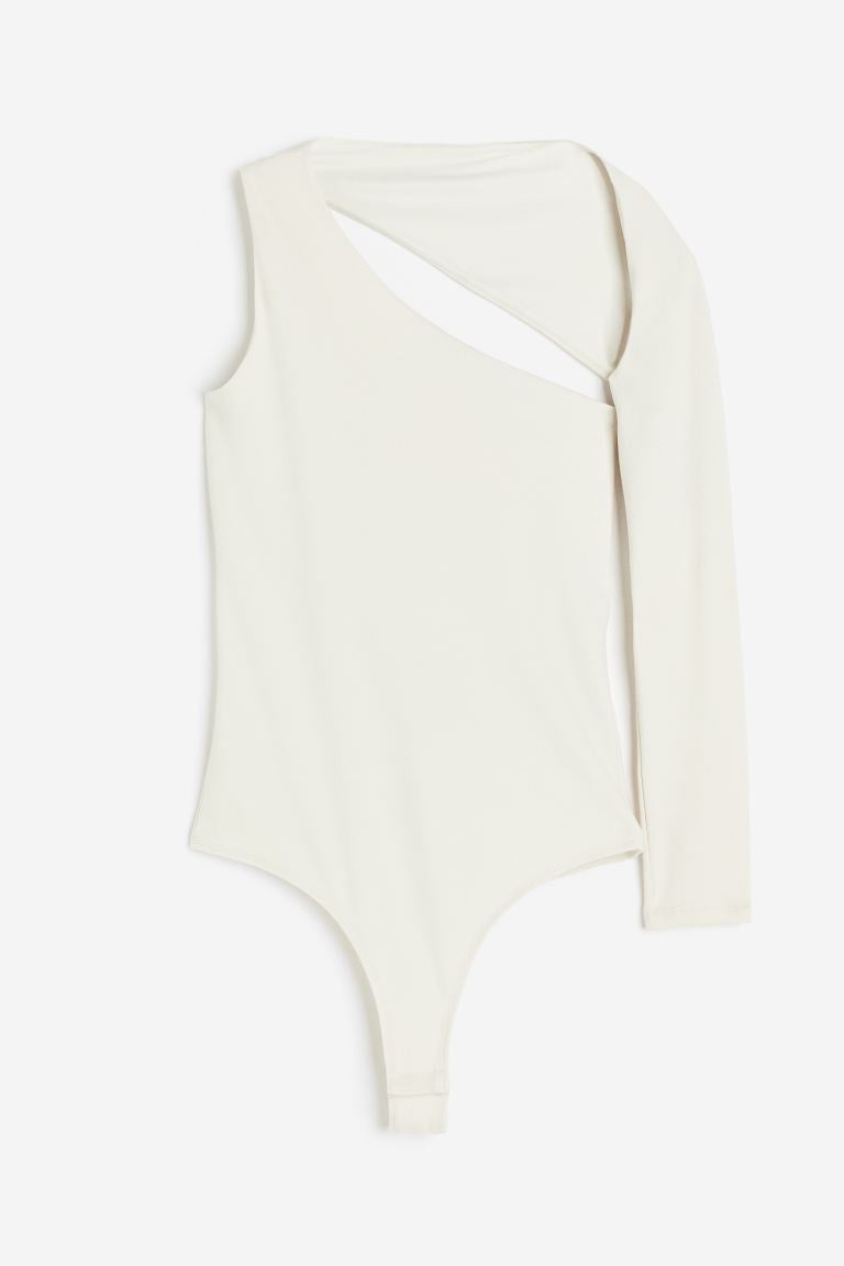 Asymmetric Thong Bodysuit